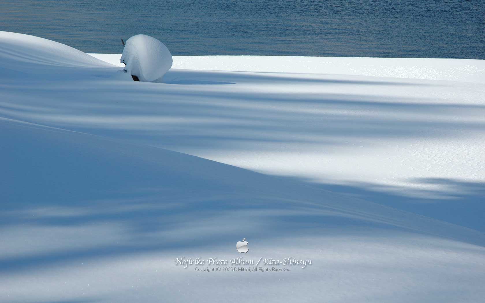 Mac壁紙 涼感 雪景色