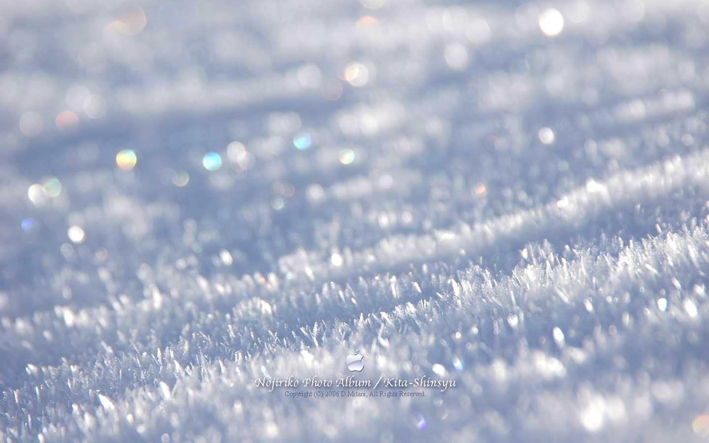 Mac壁紙 涼感 雪景色